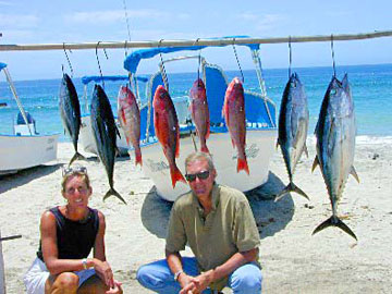 Red snapper caught at San Jose del Cabo