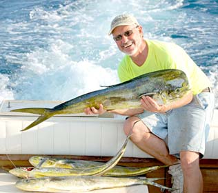 Dorado caught while fishing at San Carlos, Mexico.