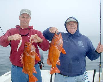 Foggy weather fishing at San Quintin, Mexico.