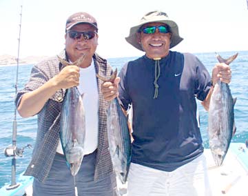 Bonito fishing at Cabo San Lucas, Mexico.