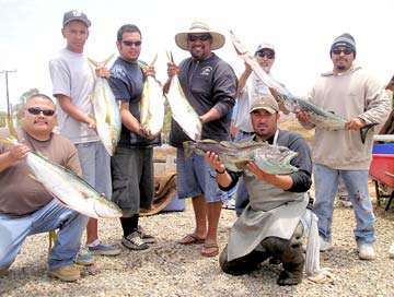 Summer fishing at Ensenada, Mexico.