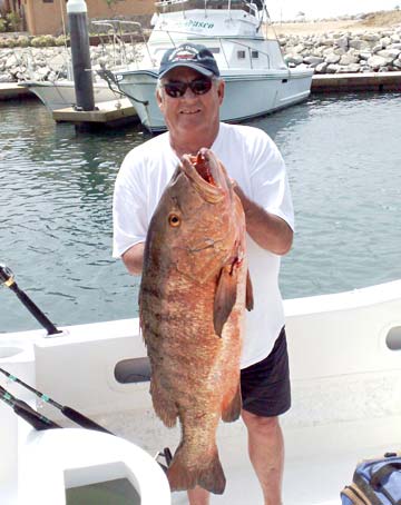 Pargo fishing at Los Cabos, Mexico.