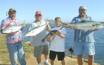 Fishing at San Quintin, Mexico.