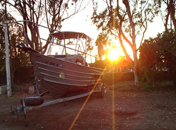 Sunset at the Old Mill, San Quintin, Mexico.