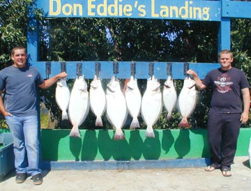 Halibut fishing at San Quintin, Mexico.