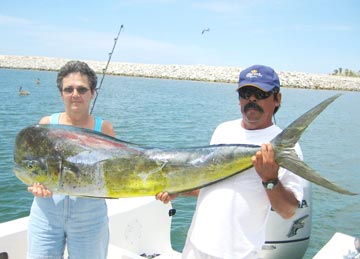 Dorado fishing at San Jose del Cabo, Mexico.