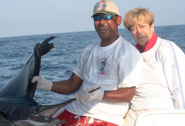 Sailfish release at Ixtapa Zihutaenejo.