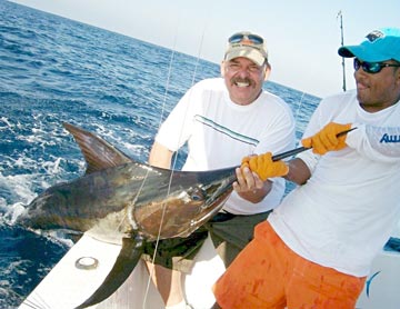 Marlin release at Ixtapa Zihuatanejo.