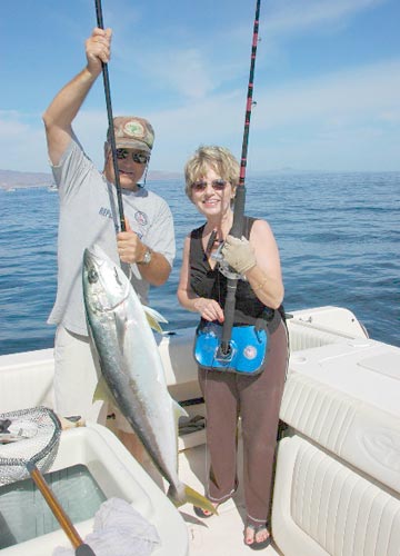 Yellowtail caught at Loreto