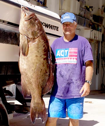 Gulf grouper caught at Loreto