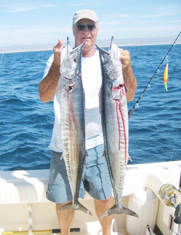 Two wahoo caught at San Jose del Cabo