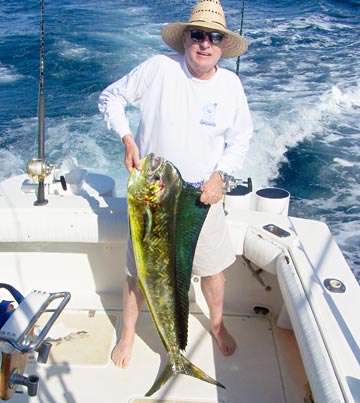 Dorado caught at Puerto Vallarta