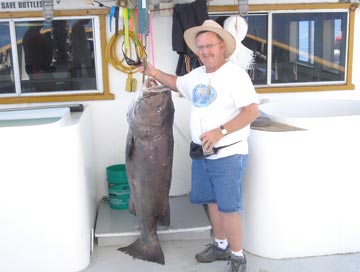 Grouper caught aboard the San Felipe panga mothership Jose Andres