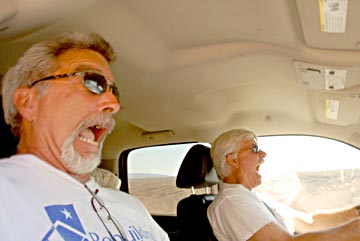 Baja dirt road driving