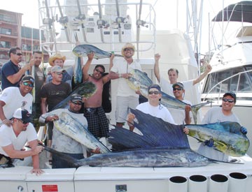 Fishing group at Puerto Vallarta