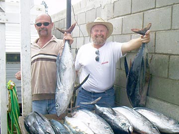 Bus trip fishing at San Quintin, Mexico